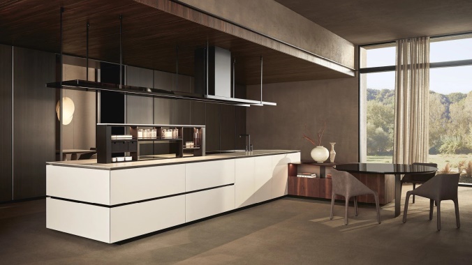 Кухня с фасадами Artex Pro фабрики Poliform