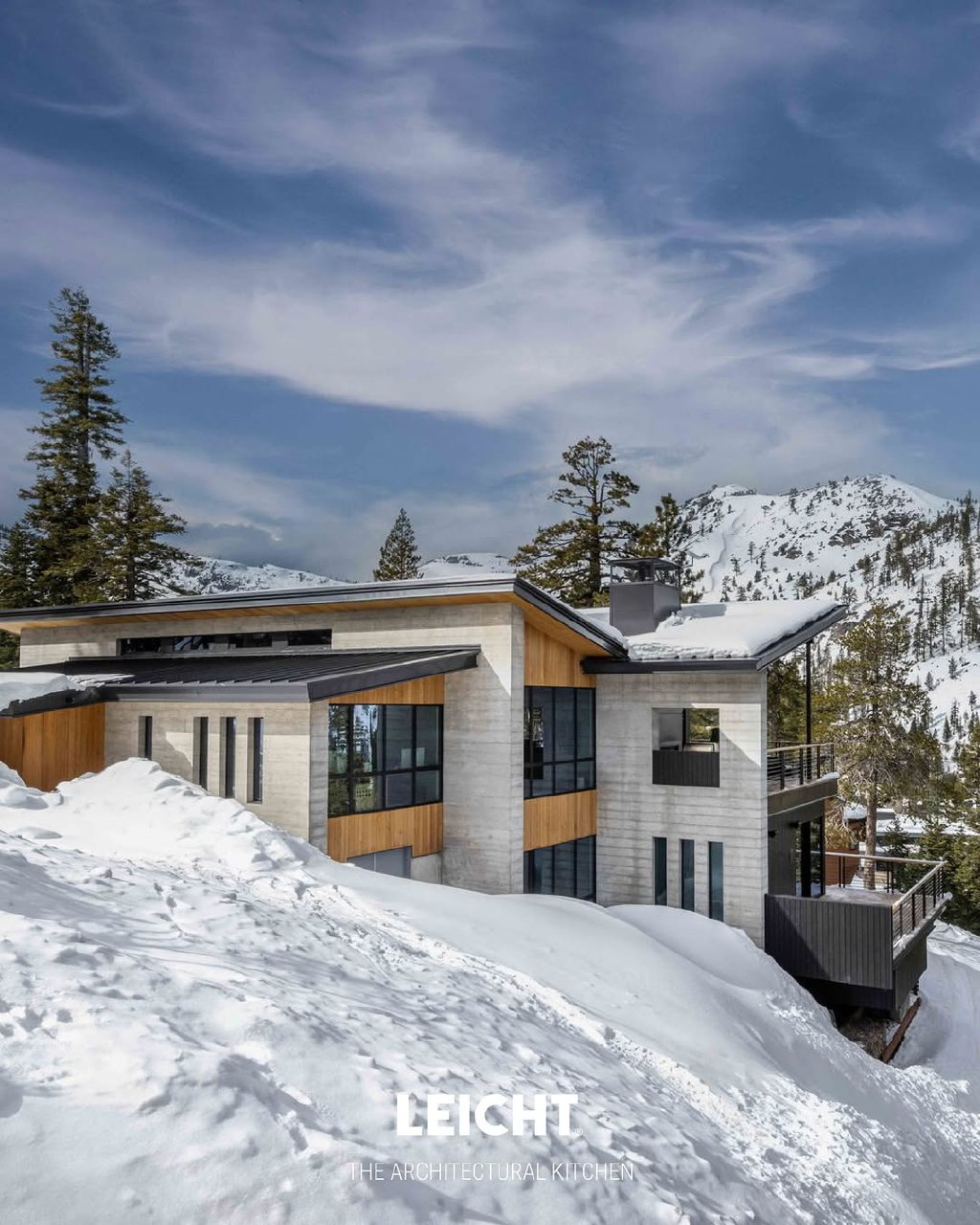 Кухня Leicht в горах: сердце Alpine Ski House