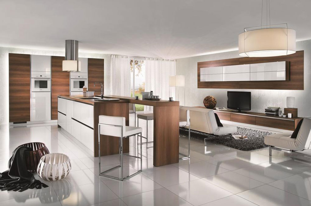 Обустройство обеденной зоны на кухне: кухонный остров как альтернатива столу