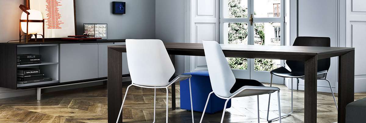 Итальянские столы и стулья Poliform Gill